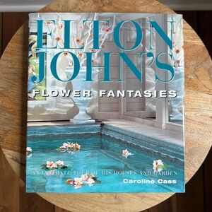 Elton John: Flower Fantasies Book by Caroline Cass